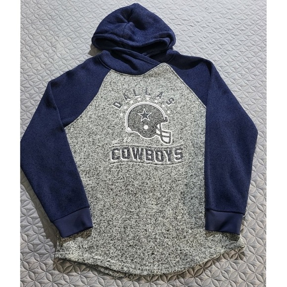 Dallas Cowboys NFL Men's  Hoodie Pullover Raglan Long Sleeve  Size M - Picture 2 of 8